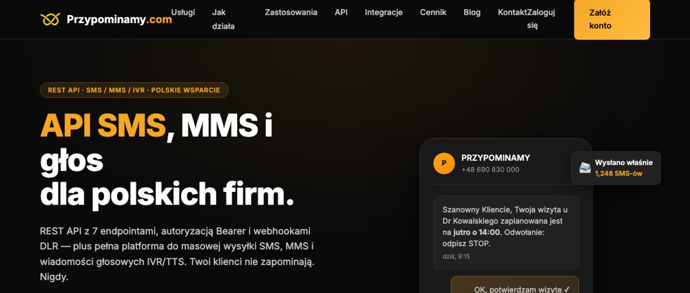 Screenshot of Przypominamy.com